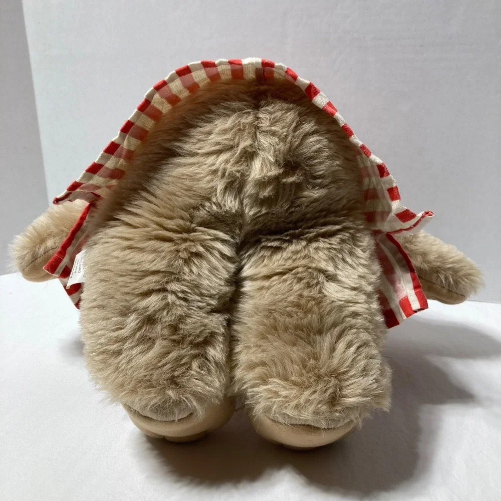 Vintage Snuggables Holiday Christmas Plush 1985 Papa Bear In Pajamas‎
